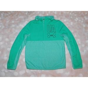 Under Armour Youth Girls Size: M Mint Green Cool Gear Loose Fit Pull Over Jacket